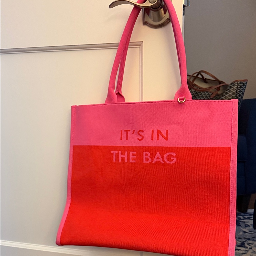 Vibrant Pink and Red Tote Bag